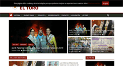 Desktop Screenshot of falladeeltoro.es